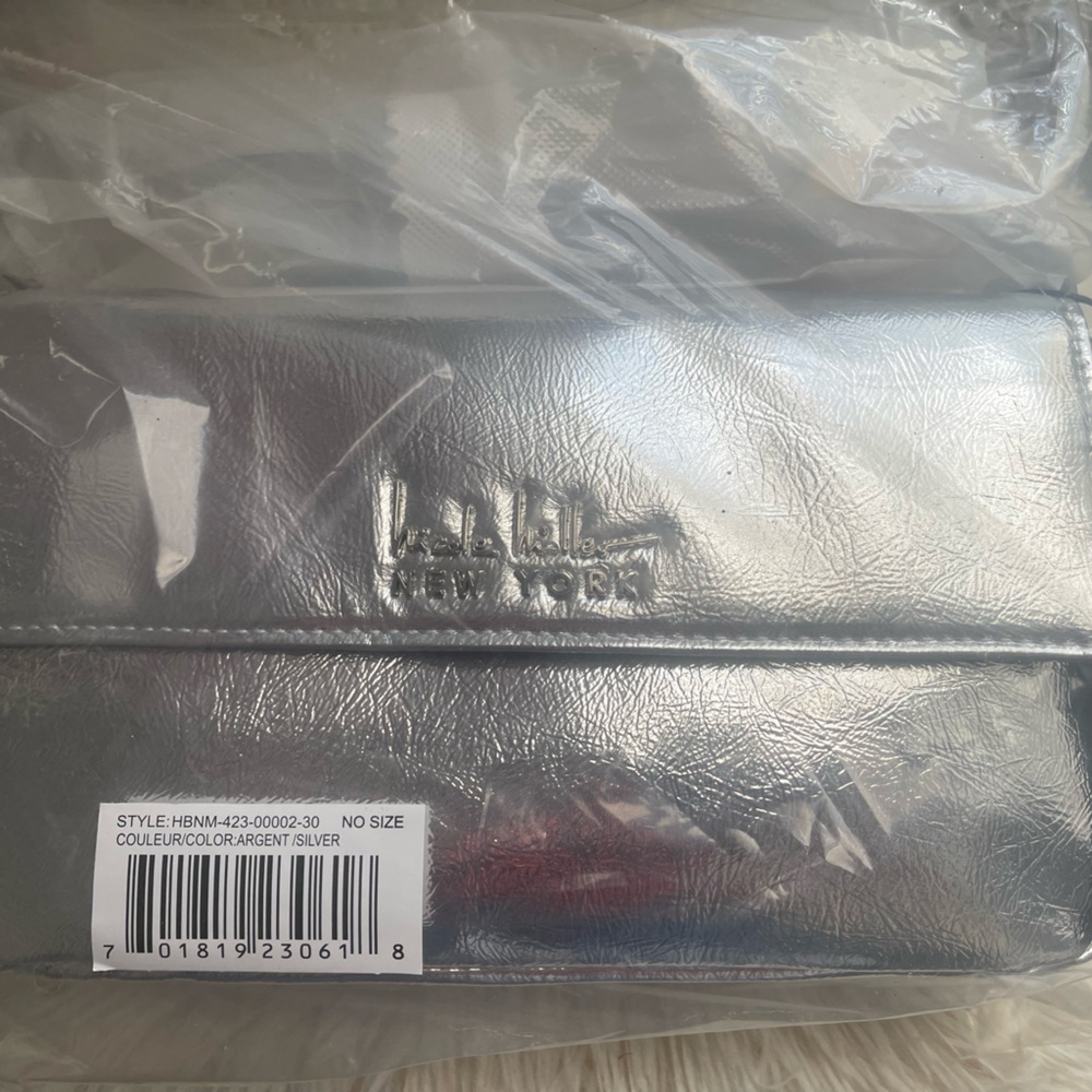 Nicole Miller Silver Handbag - Picture 2 of 3
